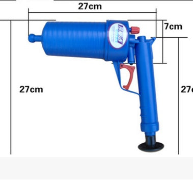 Air Power Drain Blaster Gun - High-Pressure Pipe Cleaner