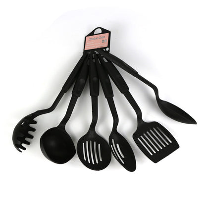 Non-Stick Kitchen Utensils Set - Rubber Scoop and Shovel Kit for Cooking