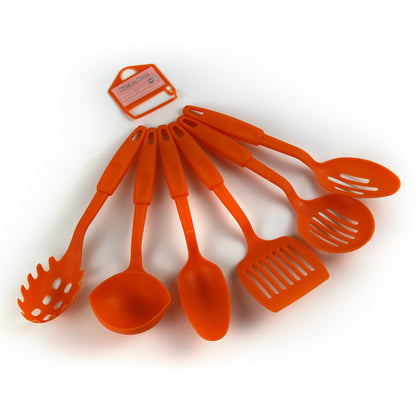 Non-Stick Kitchen Utensils Set - Rubber Scoop and Shovel Kit for Cooking