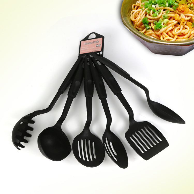 Non-Stick Kitchen Utensils Set - Rubber Scoop and Shovel Kit for Cooking