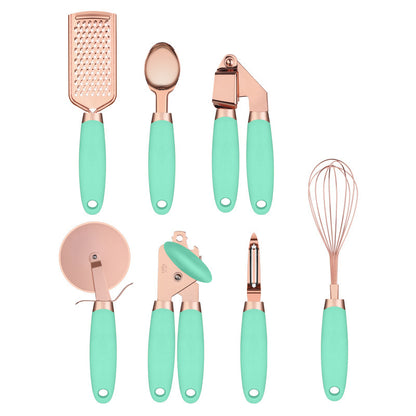 Kitchen Household Peeler Gadget - Copper Plating Stainless Steel Kitchen Tool Set