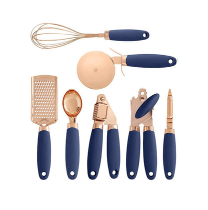 Kitchen Household Peeler Gadget - Copper Plating Stainless Steel Kitchen Tool Set