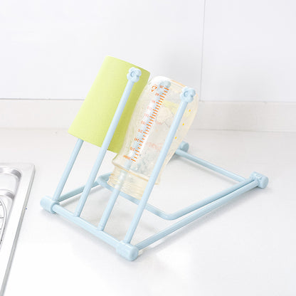 Foldable Dishcloth Shelf - Compact Kitchen Organizer & Gadget Rack