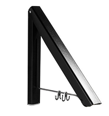 Punch-Free Space Aluminum Foldable Wall Hanger - Retractable & Invisible Clothes Rack