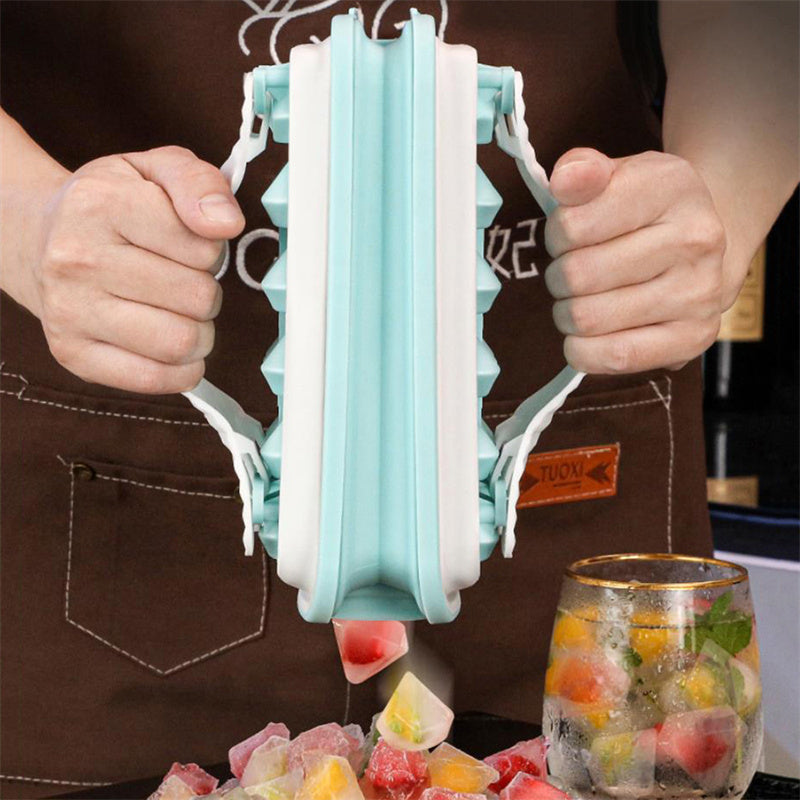 2-in-1 Portable Silicone Ice Ball Mold & Water Bottle - Creative Ice Maker for Summer