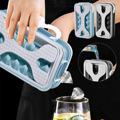 2-in-1 Portable Silicone Ice Ball Mold & Water Bottle - Creative Ice Maker for Summer