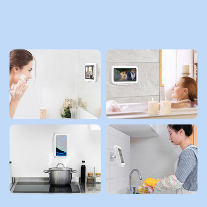 Waterproof Shower Phone Box - Touch Screen Mobile Phone Holder for Bathroom & Kitchen