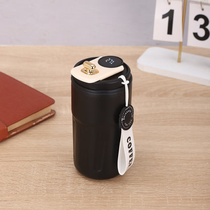 Smart Digital Thermal Bottle - Portable Stainless Steel Insulated Coffee Mug