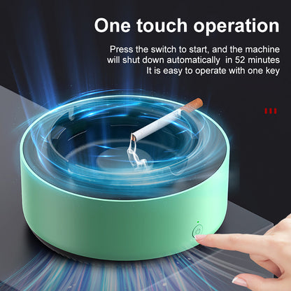 Intelligent Electronic Ashtray with Air Purifier - Smoke Filtering for Home & Office